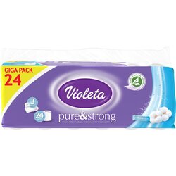 Violeta Toaletni papir PURE&STRONG 24/1 3SL. Cene