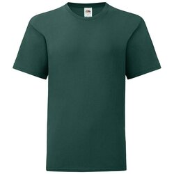 Fruit Of The Loom Green children's t-shirt in combed cotton Cijene