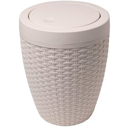 Addis krem kupaonski koš za smeće Rattan Bath Bin Calico, 5 l Cene