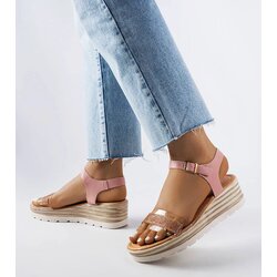 Gemre Pink wedge sandals Bussière Cijene