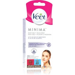 Veet Minima™ easy-gel™ wax strips face depilacijski trakovi za obraz z zmanjšanim odstotkom strupenih kemikalij 20 ks za ženske Cene