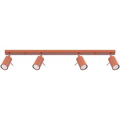 Nice Lamps Opečnato oranžna stropna svetilka 6x81 cm Etna – Cene