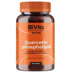 BiVits dodatak ishrani quercetin phospholipid, 20 tableta Cene