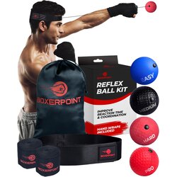 BOXERPOINT 4x set za trening refleksne žoge za boks Cene