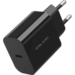 BLAVEC Zidni punjač BC-7 GaN4 - Tip C - PD QC 45W 3A s kabelom Type C na Type C - crni Cene