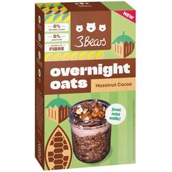 3Bears Overnight Oats s lješnjacima i kakaom - 400 g Cene