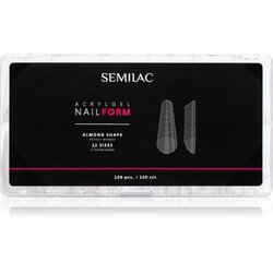 Semilac Accessories Acrylgel Nail Form predloge za nohte velikost Almond 120 kos Cene
