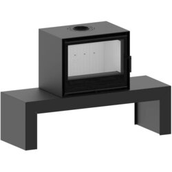 HITZE Cubo CF700V - z ventilatorjem (črni šamot, ohišje 4mm) Cene