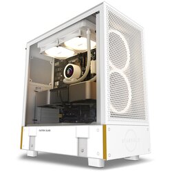 NZXT starfield H5 flow gaming kuciste belo (CC-H51FW-SF-FS) Cene