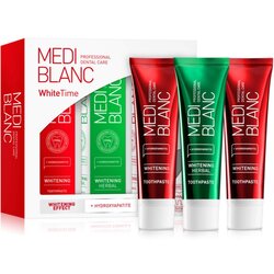 MEDIBLANC Dental Care White Time Set set zobne nege za sijoče bele zobe 3x100 ml Cene