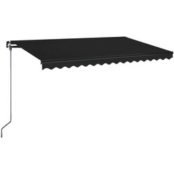 Maison Chic Ročno zložljiva tenda - Senčniki 400x350 cm antracitna, (22042469) Cene
