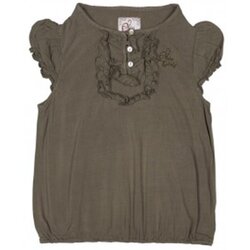 Miss Girly Majice s kratkimi rokavi T-shirt manches courtes FIFLEUR Kaki Cene