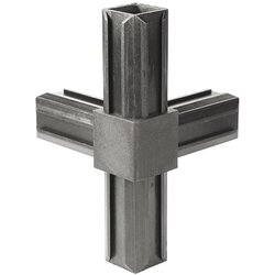 gah alberts VEZNI ELEMENT XD CEVNI 20X20MM T KOS ČRNI PVC 4-KRAKI Cene