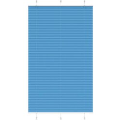 vidaXL Plisirana senčila modra 115x200 cm, širina blaga 114,4 cm, poliester, (5000297517) Cene