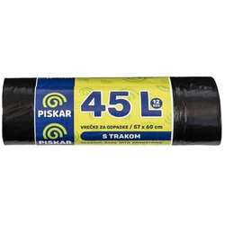 PISKAR vrečke za smeti s trakom 45 l Cene