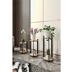 Hanah home Stalak za cvijeće Okrugli sto za cvijeće, hrast Cijene