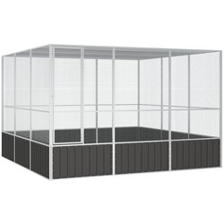 vidaXL Kavez za ptice antracit 302 5x324 5x211 5 cm pocinčani čelik Cijene
