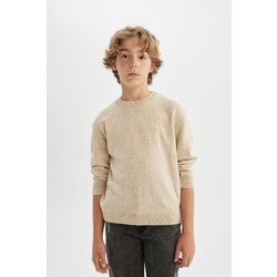 Defacto boy's Crew Neck Knitwear Sweater Cene