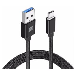 Eightt USB 3.0 Osemt kabel A Tip C 1MT Črni najlon pleteni, (21090798) Cene