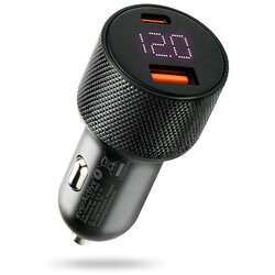 EverActive Car charger CC-50Q USB QC3.0 + USB-C PD 75W Cene