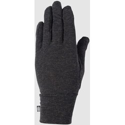 686 Merino Liner Gloves black heather Cene