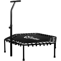  INLEA FITNESS Trampolin 130 cm s rukohvatom – crna Cene
