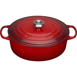 Le Creuset Signature Casserole oval 31 cm Cerise Cene