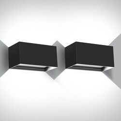 KINGWEN 20 W LED Zunanje Stenske Svetilke - 6000 K (Komplet 2 Kosa) Cene