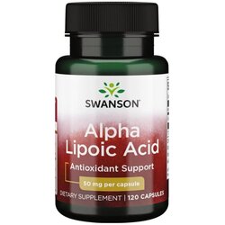 Swanson Alfa-lipoična kislina 50 mg (120 kapsul) Cene