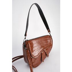 Marjin Women's Adjustable Strap Hand Shoulder Bag Rosba Brown Cene