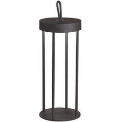 Fischer & Honsel crna led stolna lampa (visina 36 cm) kante – Cene