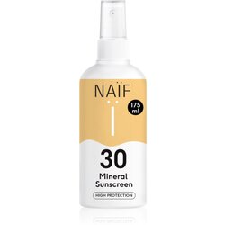 Naif Sun Mineral Sunscreen SPF 30 zaščitno pršilo za sončenje SPF 30 175 ml Cene