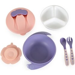 Cangaroo činija sa viljuškom i kašikom jelly pink f1730 ( CAN9746 ) Cene