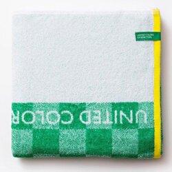 Benetton Brisača plažna otroška 70x140 cm, zelena, BE-0826-GR-KZ Cene