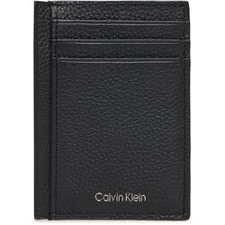 Calvin Klein Etui za kreditne kartice Foil Emboss Ns Card Case LV04D1061G Črna Cene