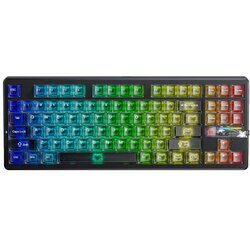 Aula Gasket F87 Pro V2 Black Mist Transparent Leobog X3 RGB Keyboard Cene