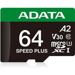 A DATA Micro SDXC 64GB A-Data Class 10 + adapter 160/140 MB/s UD64GUI3V30A2SP-RA1 Cene
