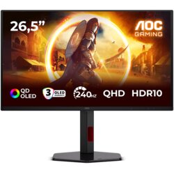 AOC monitor led Q27G4ZDR gaming 27" qd - oled 2560x1440 2H 240Hz pip+pbp full ergo usb hub dp hdmi 3y Cene