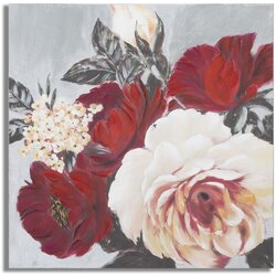 Mauro Ferretti Slika Red Flower Square Cijene