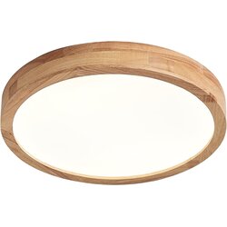SCHINDORA lesena LED stropna svetilka 21W topla bela svetloba Ø 30 cm Cene