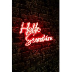 WALLXPERT dekorativna plastična led rasveta hello sunshine red Cene