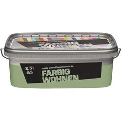 Farbig Wohnen notranja disperzijska barva malachit mat 2,5 l Cene