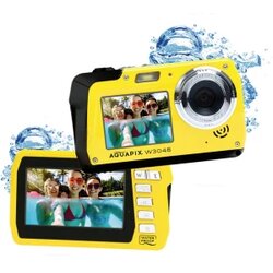Easypix W3048-Y "Edge" digitalni fotoaparat 48 Megapixel žuta podvodna kamera, prednji zaslon Cene