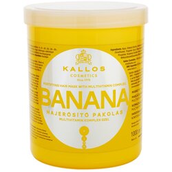 Kallos Cosmetics banana maska za okrepitev suhih in poškodovanih las 1000 ml Cene