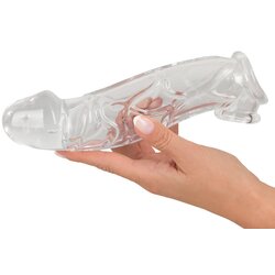 You2Toys Crystal Penis Sleeve with Extension and Ball Ring Cene