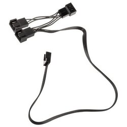 Kolink PC ventilator Y-kabel [1x 4-polni ženski konektor za računalniški ventilator - 3x 4-polni ženski konektor za računalniški ventilator] 0.35 m črna Koli, (20416139) Cene