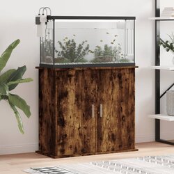 vidaXL Stojalo za akvarij dimljeni hrast 81x36x73 cm inženirski les Cene