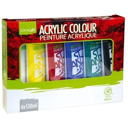 Standart acrylic, akrilna boja, set 6K, 120ml ( 641955 ) Cene