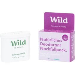 WILD Deodorant Refill Coconut & Vanilla - 40 g Cene