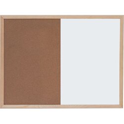 Optima Tabla piši-briši + pluta, 60 x 90 cm, lesena Cene